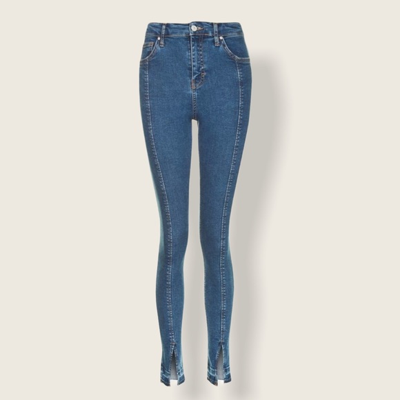 Topshop Jamie Jeans with split hem - Picture 1 of 4